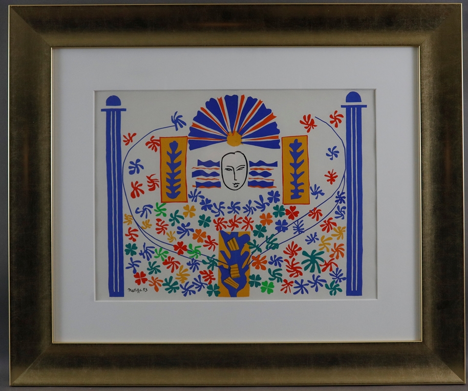 Matisse, Henri (1869 Le Chateau - 1954 Nizza, nach) - "Apollon", Farblithografie nach dem gleichnam - Image 2 of 5