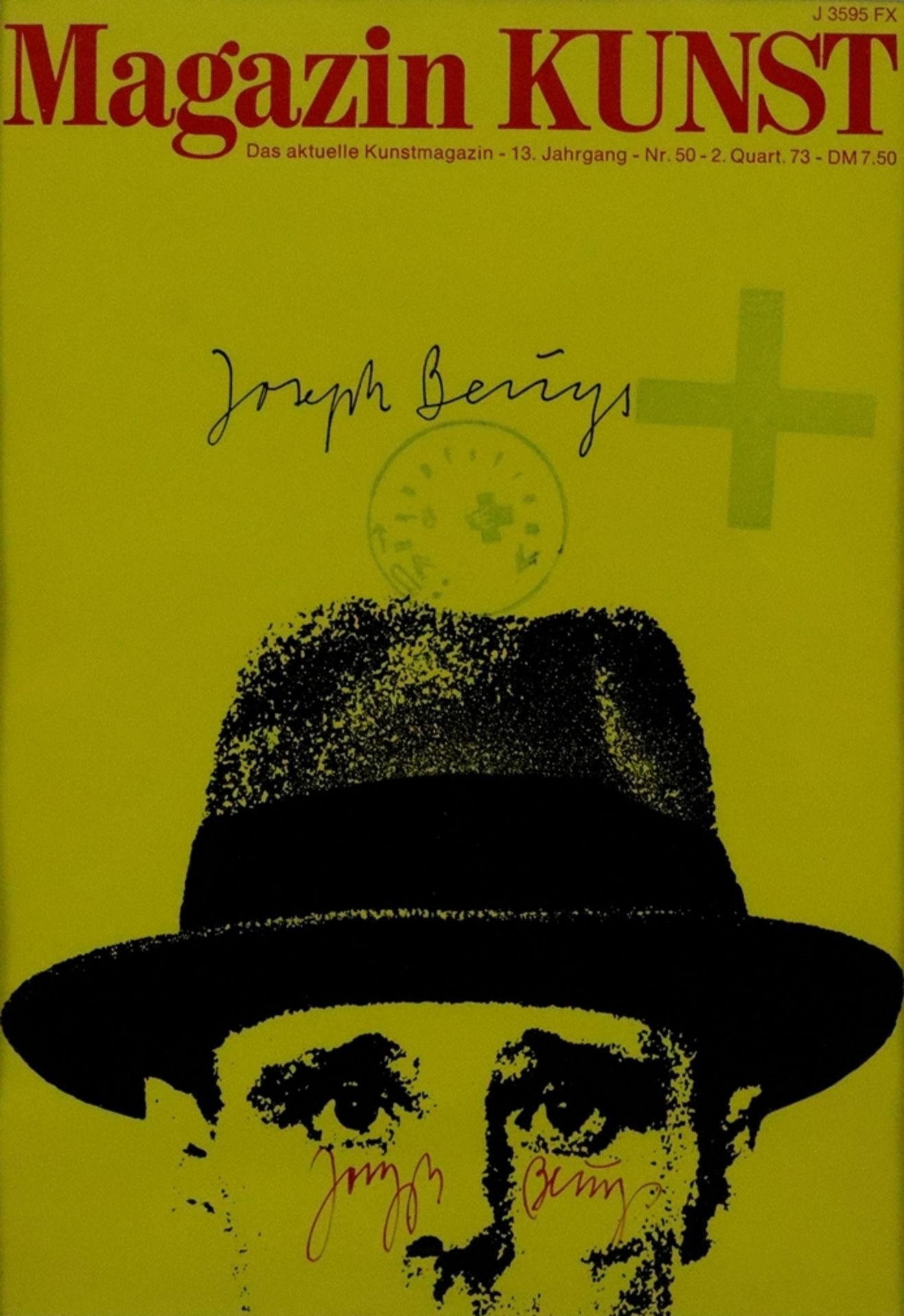 Beuys, Joseph (1921 Krefeld - 1986 Düsseldorf) - Titelseite aus "Magazin Kunst. 13. Jahrgang, Nr. 5