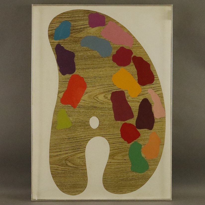 Dine, Jim (*1935 Cincinnati/ USA) - „Palette II“, 1969, Farbserigrafie auf beschichtetem Karton, un - Image 7 of 8