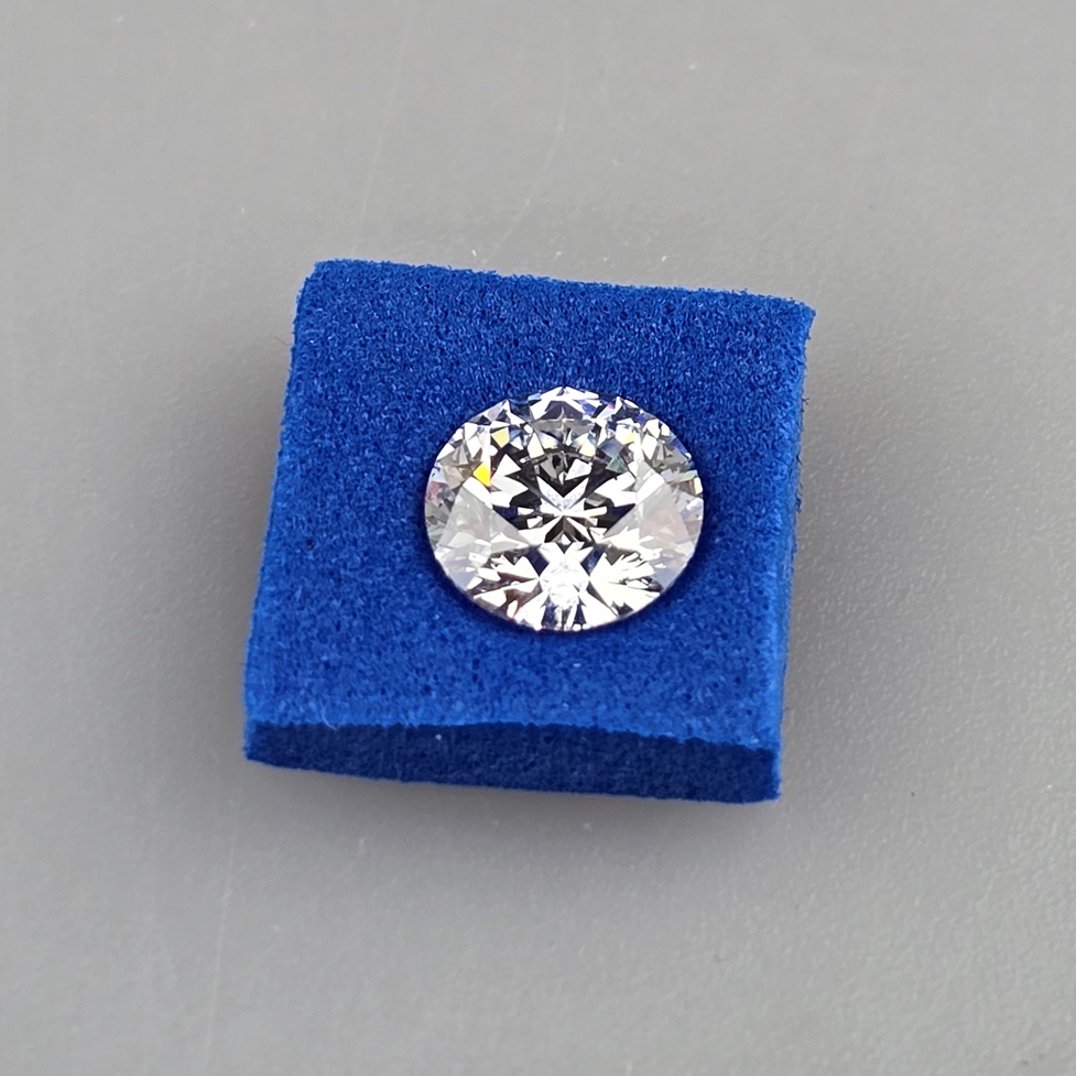 Loser Diamant von 2,00 ct. mit Lasersignatur - Labor-Brillant von exzellenter Qualität, Gewicht 2,0