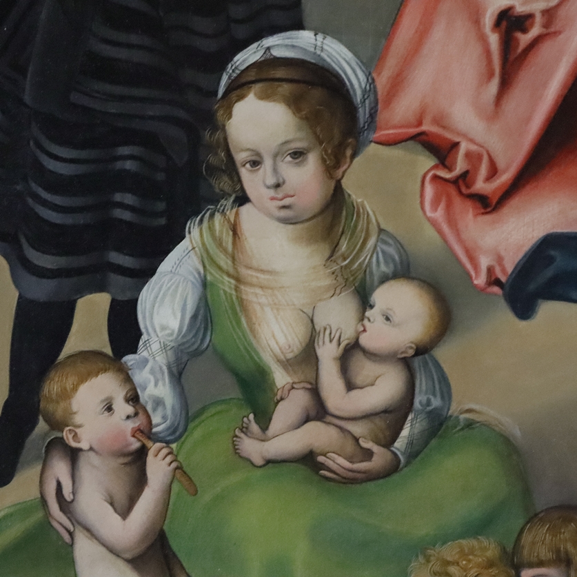 Cranach, Lucas der Ältere (1472 Kronach - 1553 Weimar, Kopie nach) - "Die Heilige Sippe" (1510-1512 - Image 5 of 13