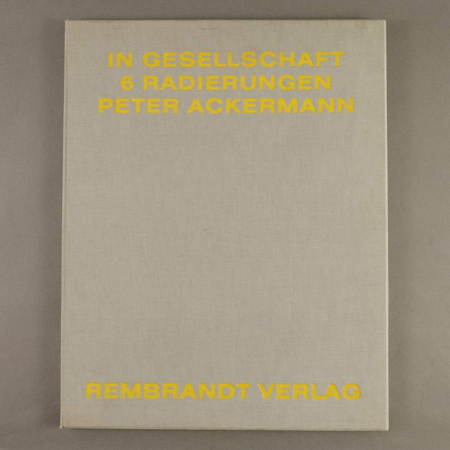 Ackermann, Peter (1934-2007) - "In Gesellschaft", Mappe mit 6 Radierungen, Rembrandt-Verlag, 1970, - Image 2 of 6