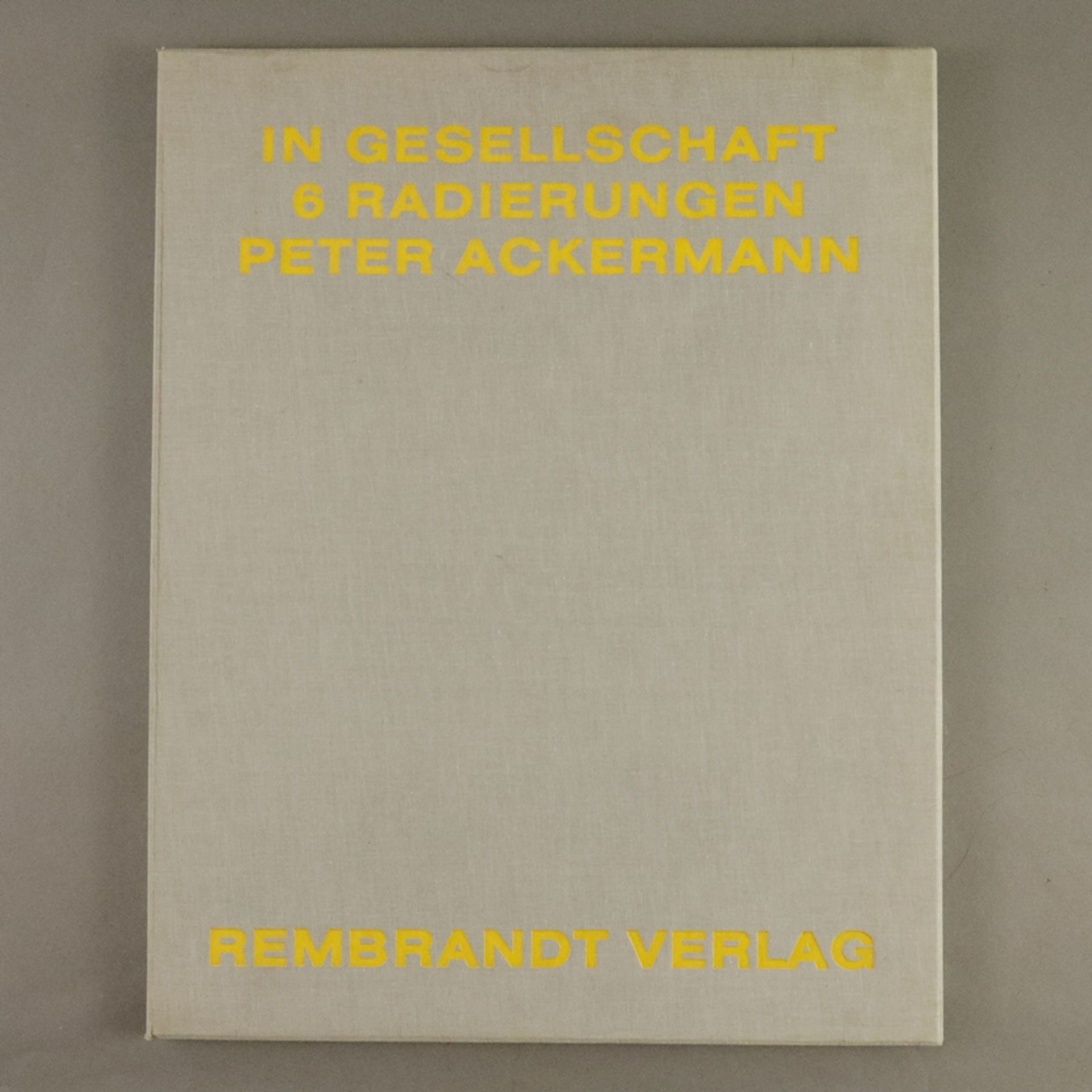 Ackermann, Peter (1934-2007) - "In Gesellschaft", Mappe mit 6 Radierungen, Rembrandt-Verlag, 1970,  - Bild 2 aus 6