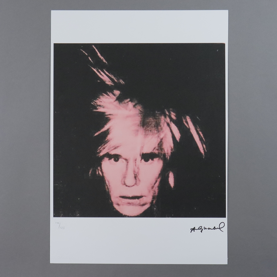 Warhol, Andy (1928 Pittsburgh - 1987 New York, nach) - " Self-Portrait", Farboffsetlithografie auf  - Bild 2 aus 5