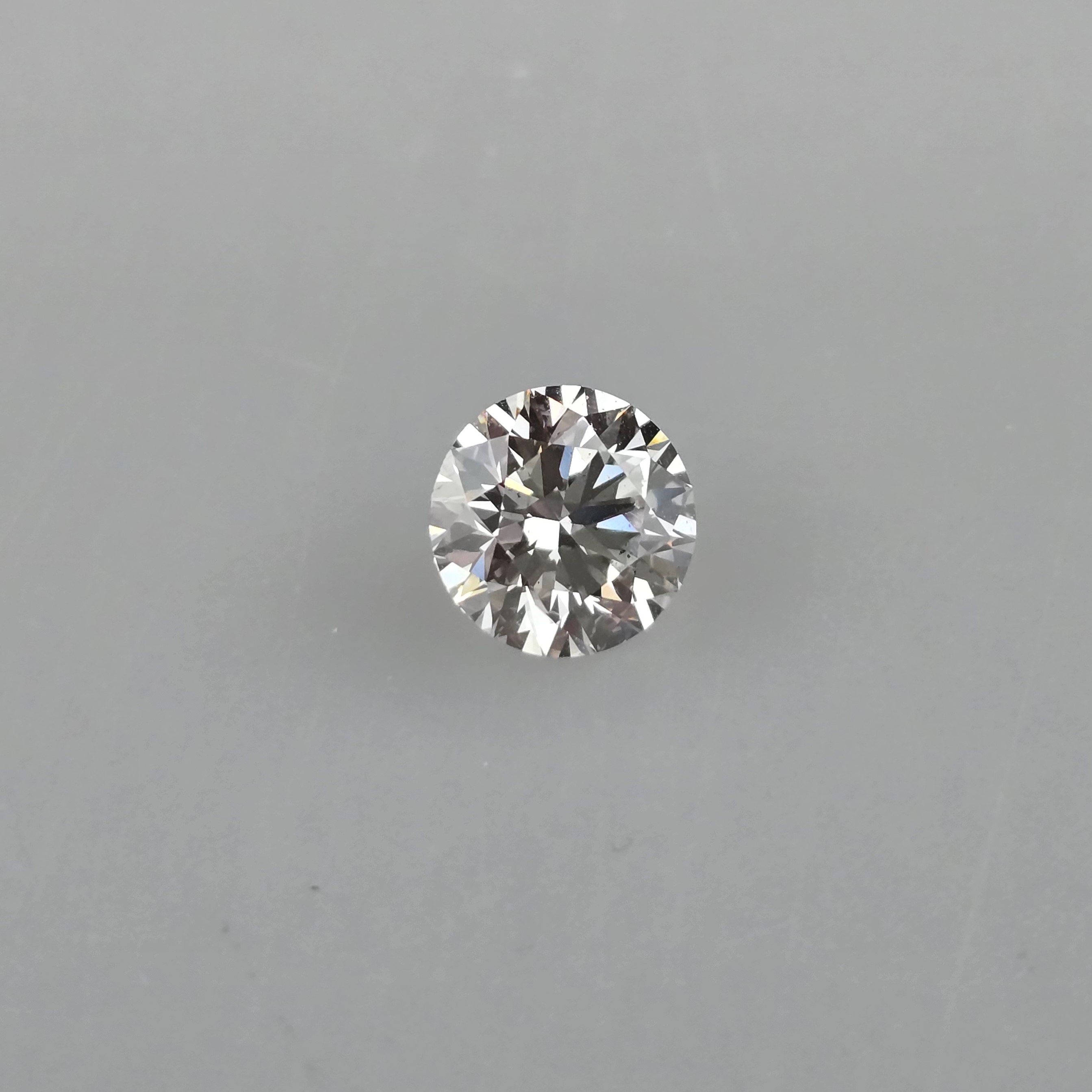 Loser Diamant von 2,21 ct. mit Lasersignatur - Labor-Brillant von idealer Qualität, Gewicht 2,21 ct