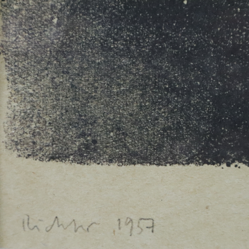 Richter, Gerhard (*1932 Dresden, nach) - Ohne Titel, Motiv aus „Elbe“, Offsetdruck nach einem Walze - Image 5 of 5