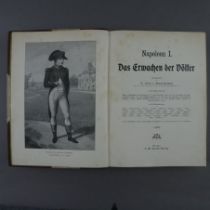 Zwei Bände "Napoleon I"- 1x "Das Erwachen der Völker", 6. Tausend, 1x "Revolution und Kaiserreich",