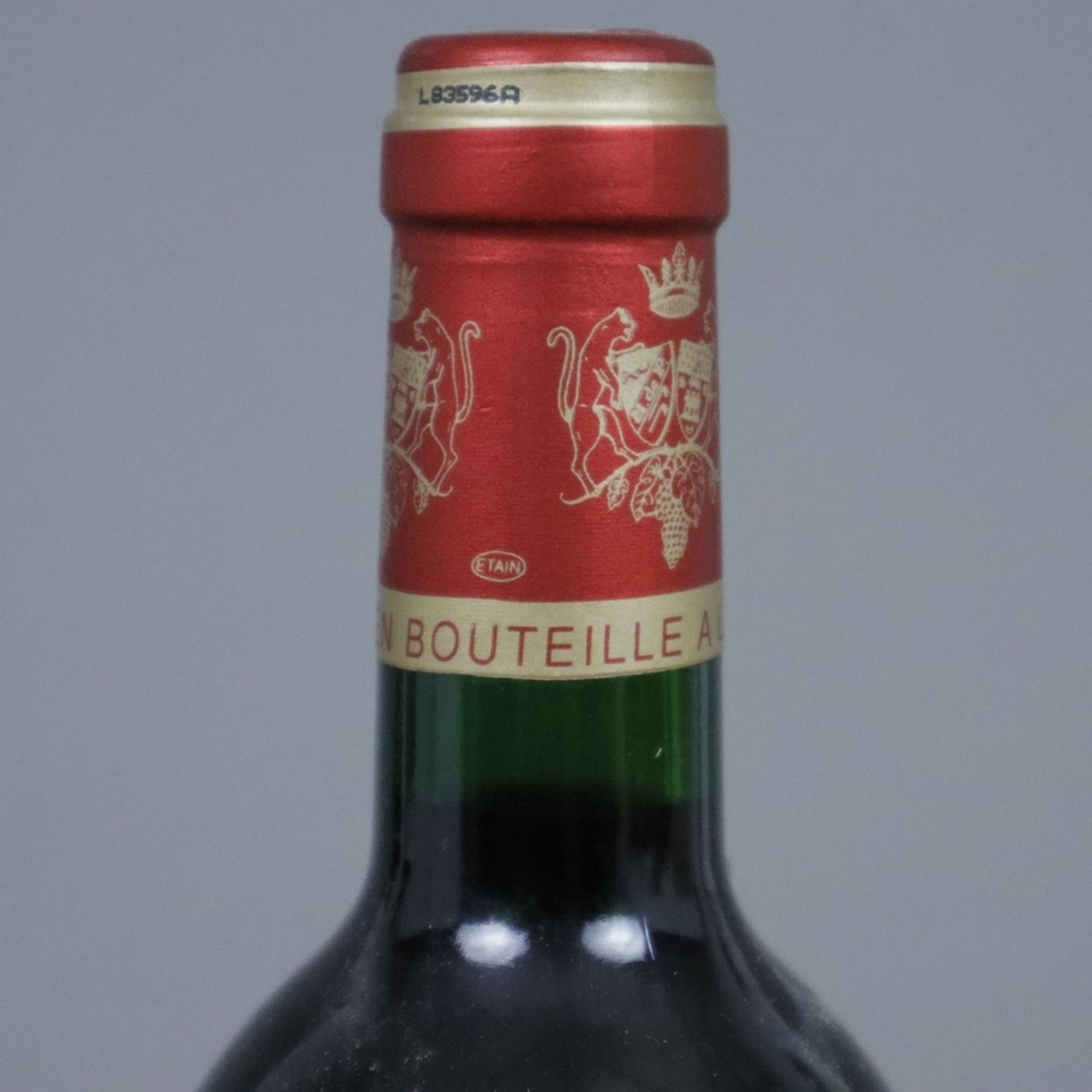 Weinkonvolut - 3 Flaschen, 1 x Château Lamartre Saint-Emilion Grand Cru, 1 x 1977 Château Haut-Loga - Image 5 of 10