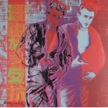 Warhol, Andy (1928 Pittsburgh - 1987 New York, nach) - "James Dean", Granolithographie auf festem P