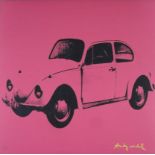 Warhol, Andy (1928 Pittsburgh - 1987 New York, nach) - "VW Beetle", Granolithographie auf festem Pa
