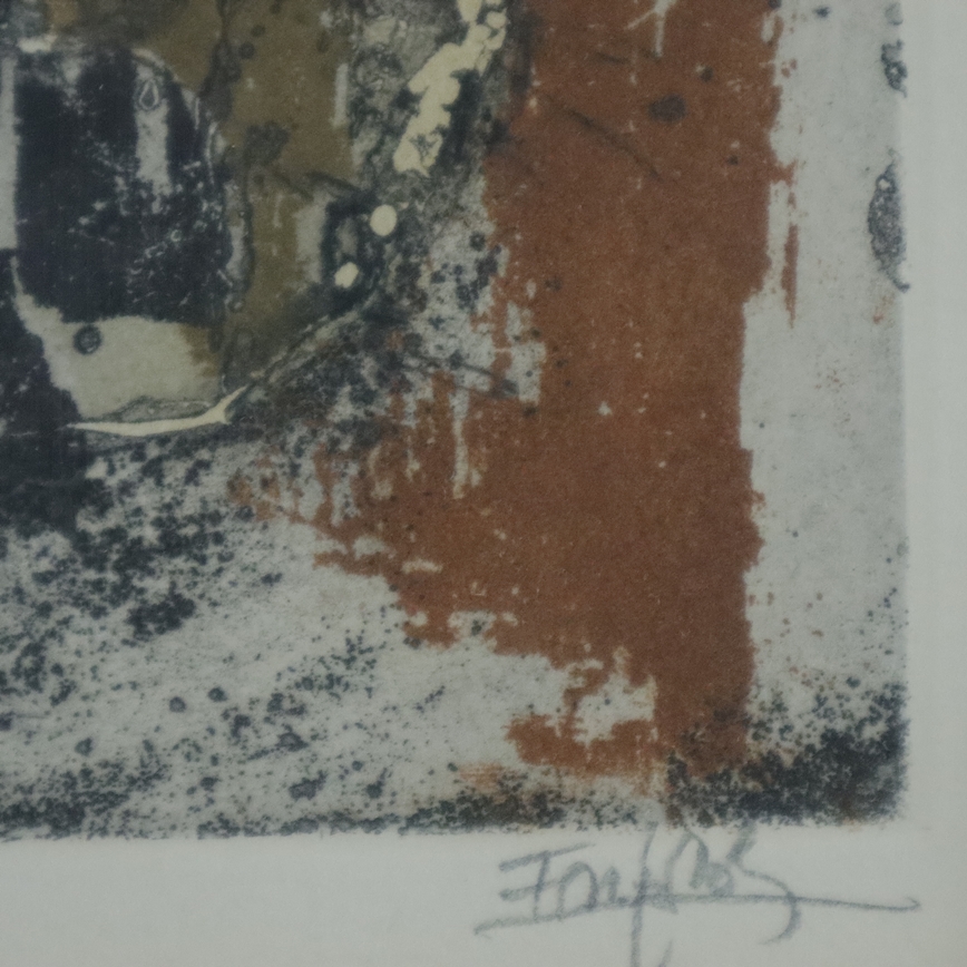Friedländer, Johnny (1912 Pleß -1992 Paris) - Ein Paar abstrakte Kompositionen, jeweils eine Farbaq - Image 7 of 7
