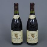 Weinkonvolut - 2 Flaschen 1995 Château Maucoil Châteauneuf-du-Pape Rhône, France, 750 ml, Füllstand