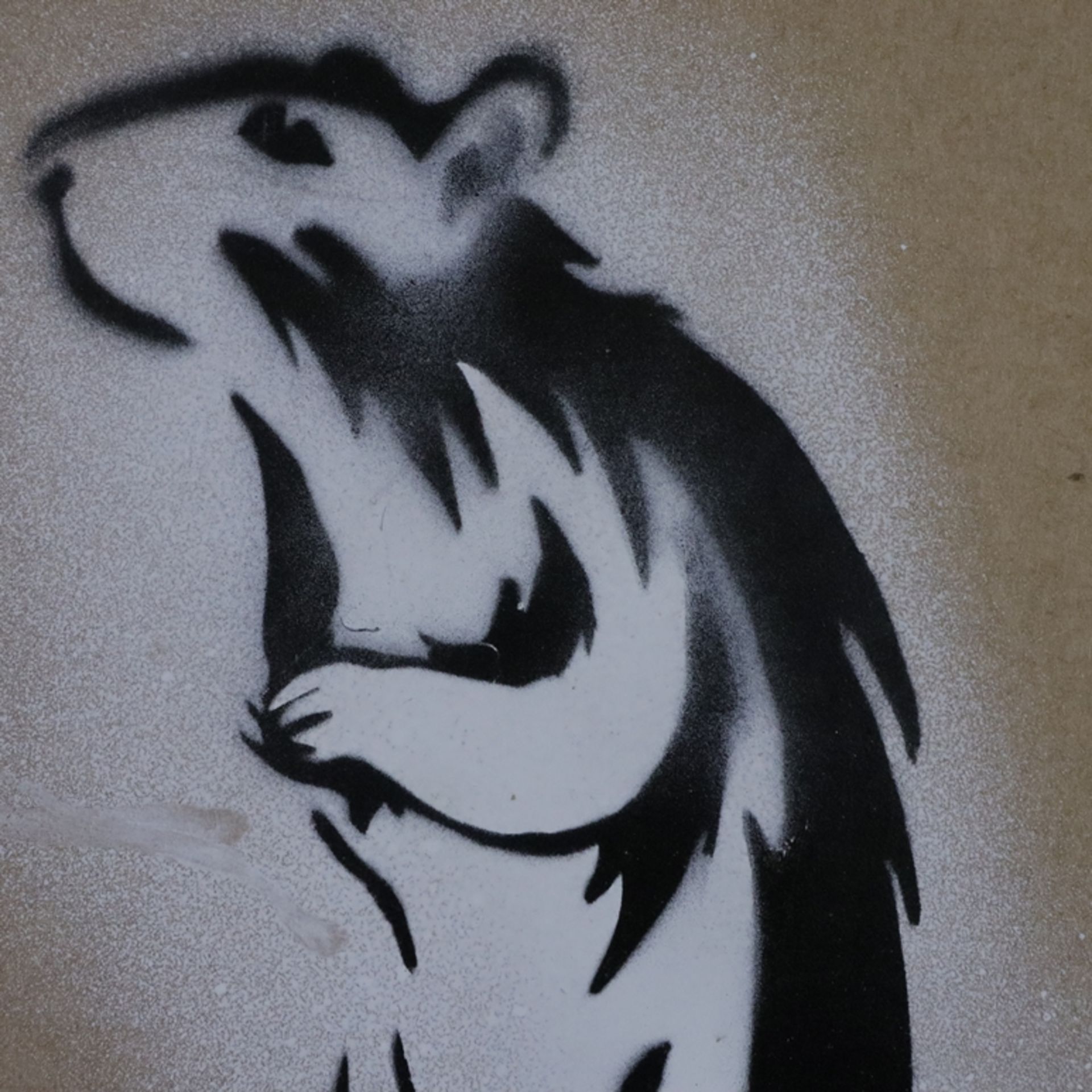 Banksy - "Ratte", 2015, Souvenir aus der Ausstellung "Dismaland" in Weston-super-Mare in Somerset,  - Bild 2 aus 4