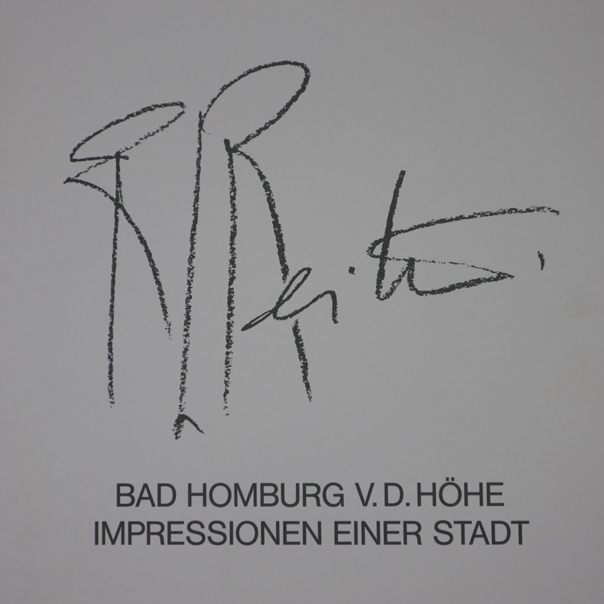 Reiter, Rudolf L. (*1944 Erding-2019 Wartenberg) - Fünf Farblithografien aus der Serie "Bad Homburg