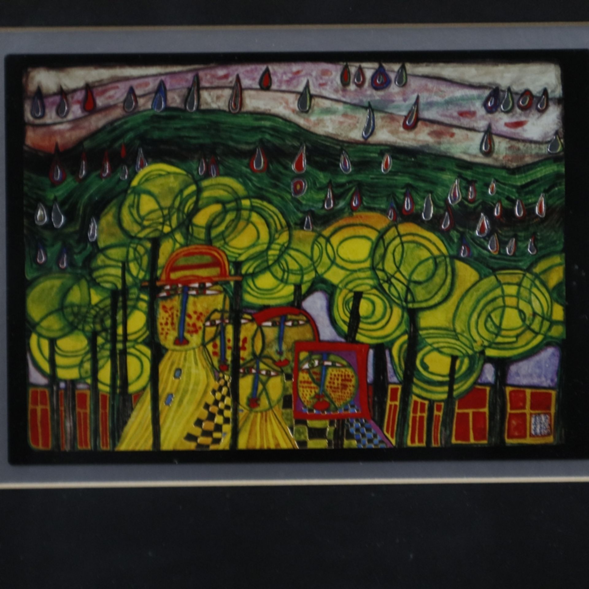 Hundertwasser, Friedensreich (1928 Wien - 2000 Queen Elizabeth 2, Pazifischer Ozean/Neuseeland) - Z - Image 3 of 6