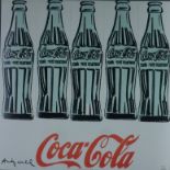 Warhol, Andy (1928 Pittsburgh - 1987 New York, nach) - "Coca Cola", Granolithographie auf festem Pa