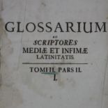 Du Cange, Charles du Fresne - Glossarium ad scriptores Mediae et Infimae Latinitatis,TOMI II. PARS