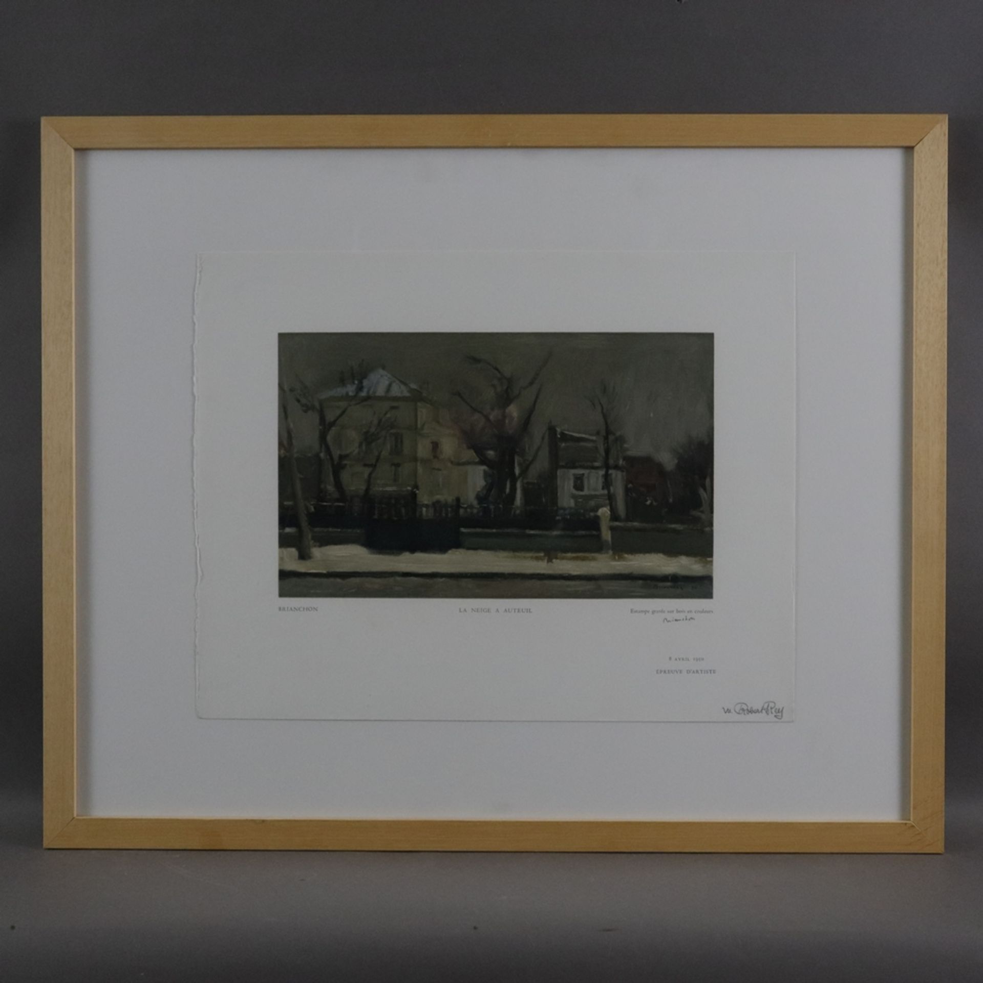 Braque / Brianchon - Zwei Farbholzschnitte aus Estampes Introduction de Robert Rey (1950), 1x Georg - Bild 5 aus 9