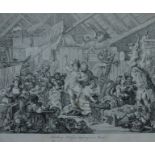 Hogarth, William (1697 London - 1764 ebenda, nach) - Hogarths Kupferstiche, Album mit 89 Kupferstic