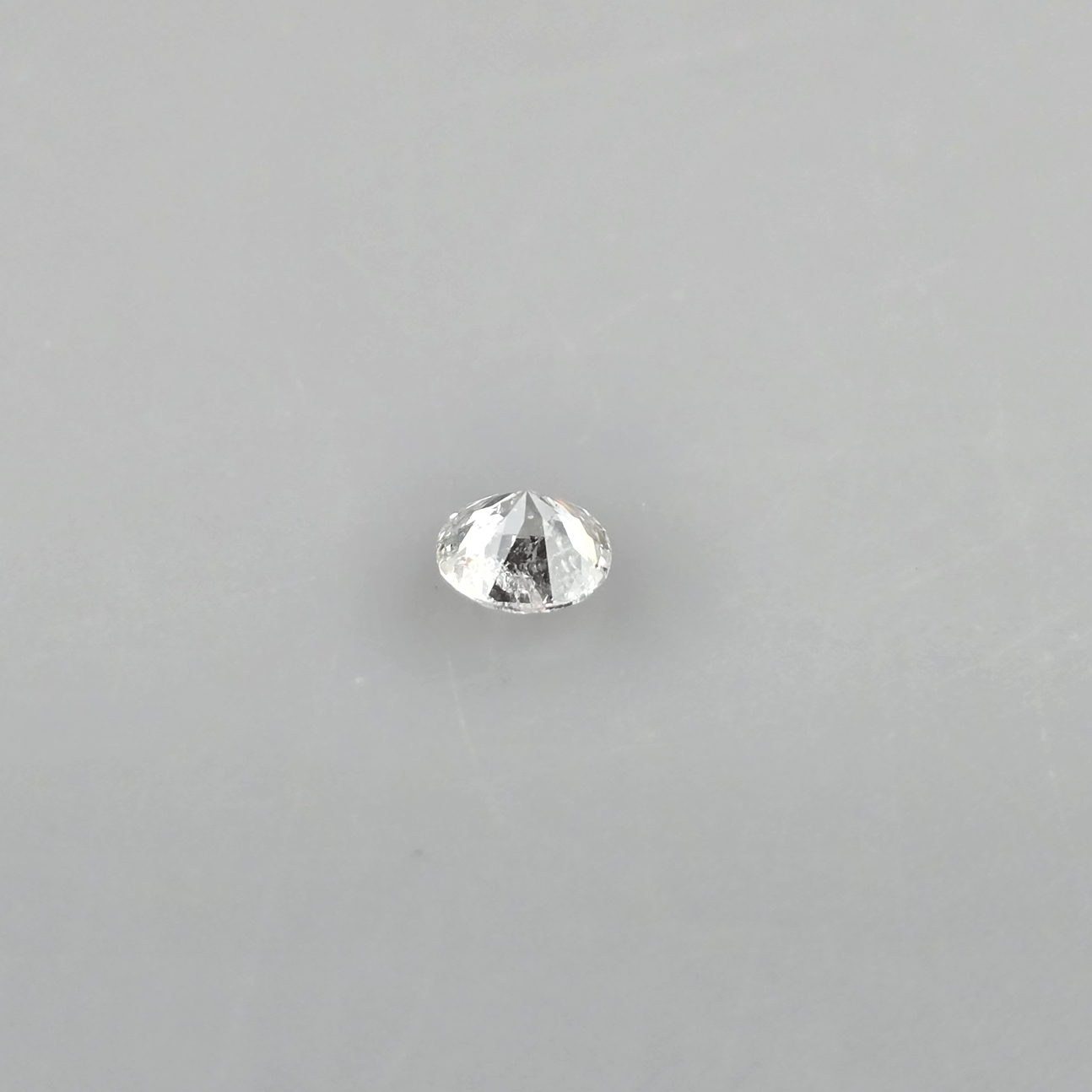 Loser natürlicher Diamant mit Lasersignatur - Gewicht 1,01 ct., sehr guter runder Brillantschliff, - Image 4 of 8