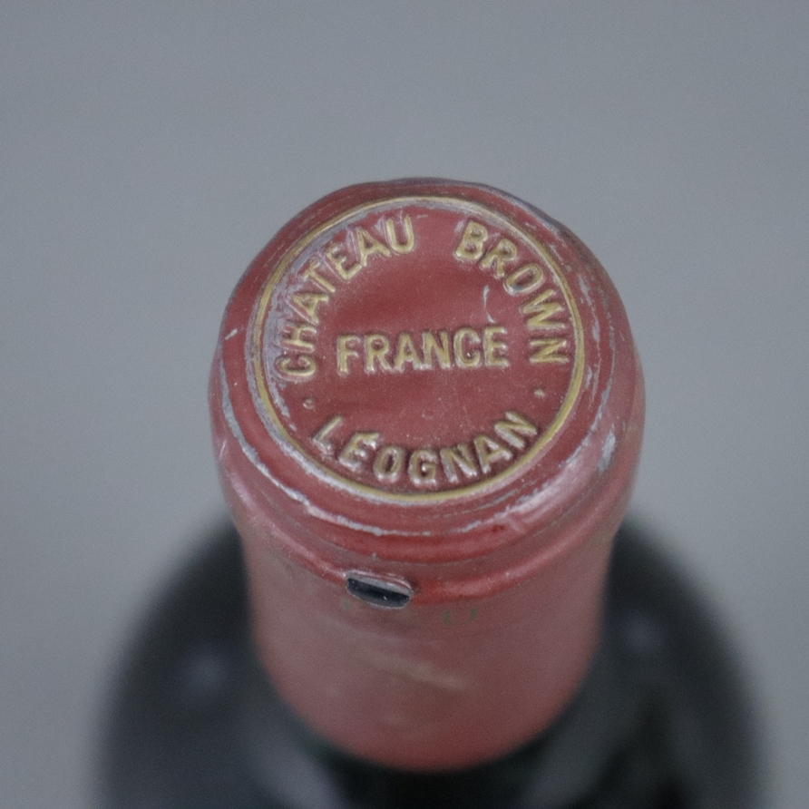 Wein - 1988 Château Brown Pessac-Leognan, France, 750 ml, Füllstand: Top Shoulder, Etikett verschmu - Image 3 of 5