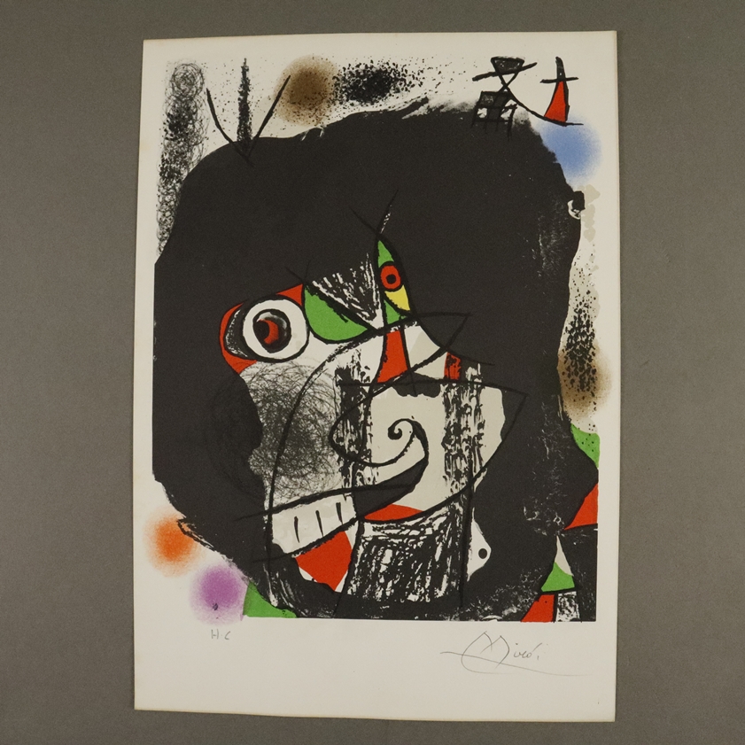 Miró, Joan (1893 Montroig - 1983 Mallorca) - "Les Révolutions Scéniques du XXe Siècle", 1975, recht - Image 2 of 5