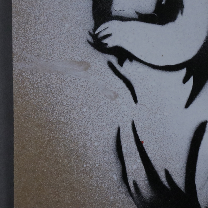 Banksy - "Ratte", 2015, Souvenir aus der Ausstellung "Dismaland" in Weston-super-Mare in Somerset, - Image 3 of 4