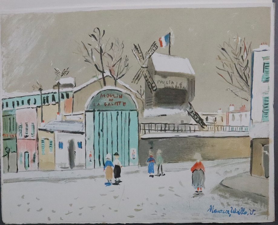 Utrillo, Maurice (1883 Paris - 1955 Dax) - Mappenwerk "Maurice Utrillo. V.", herausgegeben von ‎Jos