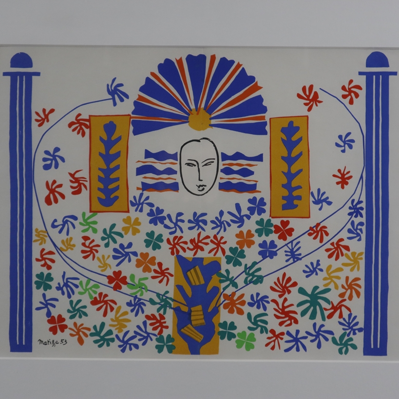 Matisse, Henri (1869 Le Chateau - 1954 Nizza, nach) - "Apollon", Farblithografie nach dem gleichnam - Image 3 of 5