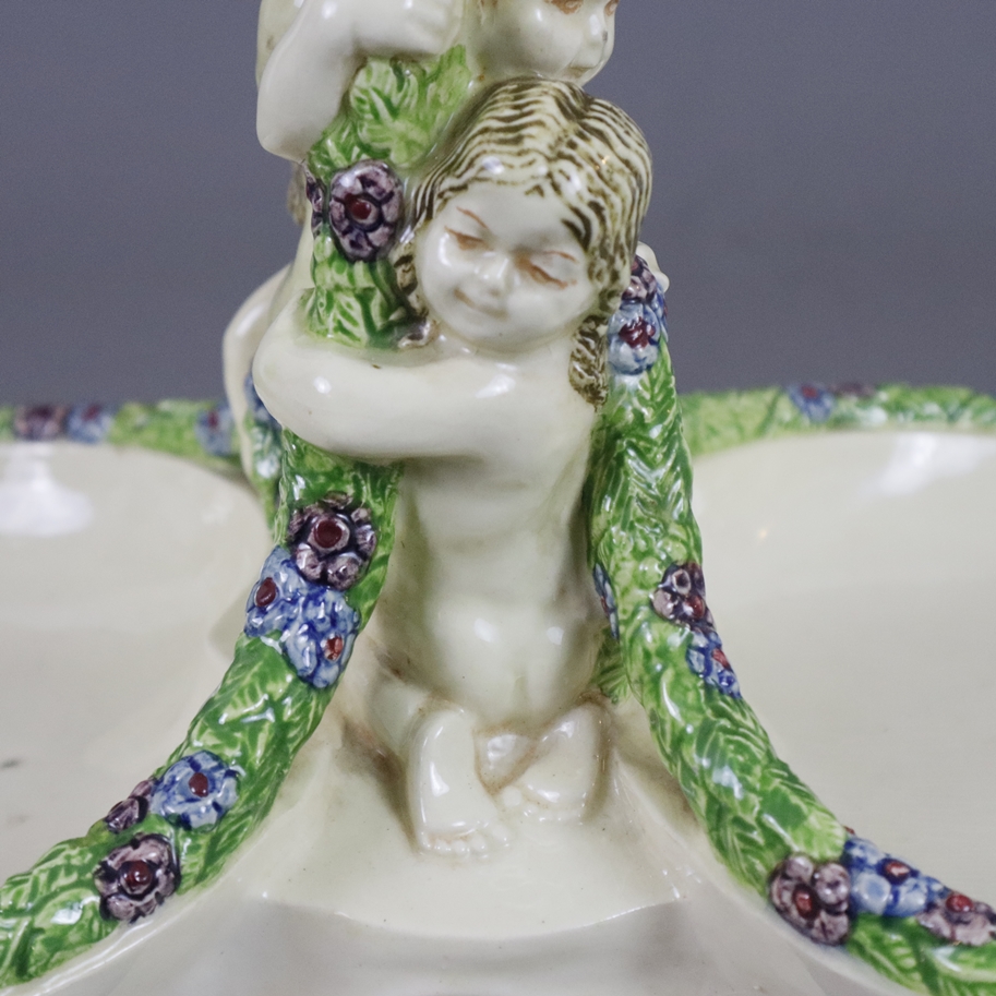 Große Jugendstil-Schale mit Figurenzier - Entwurf: Helene Amend, Ausführung: Keramische Werkkunst G - Image 5 of 11