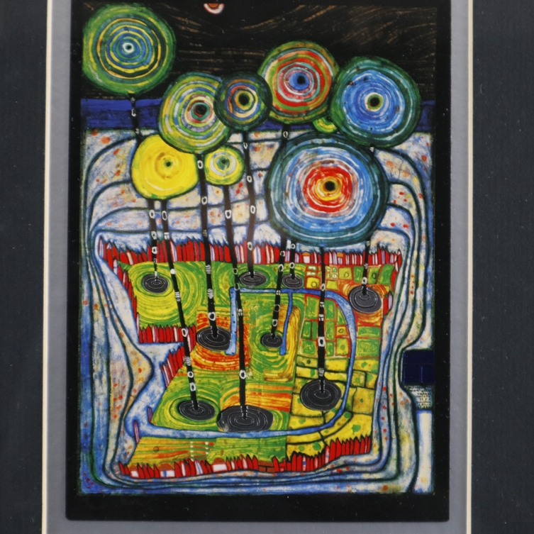 Hundertwasser, Friedensreich (1928 Wien - 2000 Queen Elizabeth 2, Pazifischer Ozean/Neuseeland) - V - Image 3 of 5