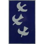 Braque, Georges (1882 Argenteuil - 1963 Paris, nach) - "Oiseaux", Farblithografie aus der Folge "Ca