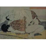 Kitagawa, Utamaro (1753-1806 japanischer Meister des klassischen japanischen Farbholzschnitts, nach
