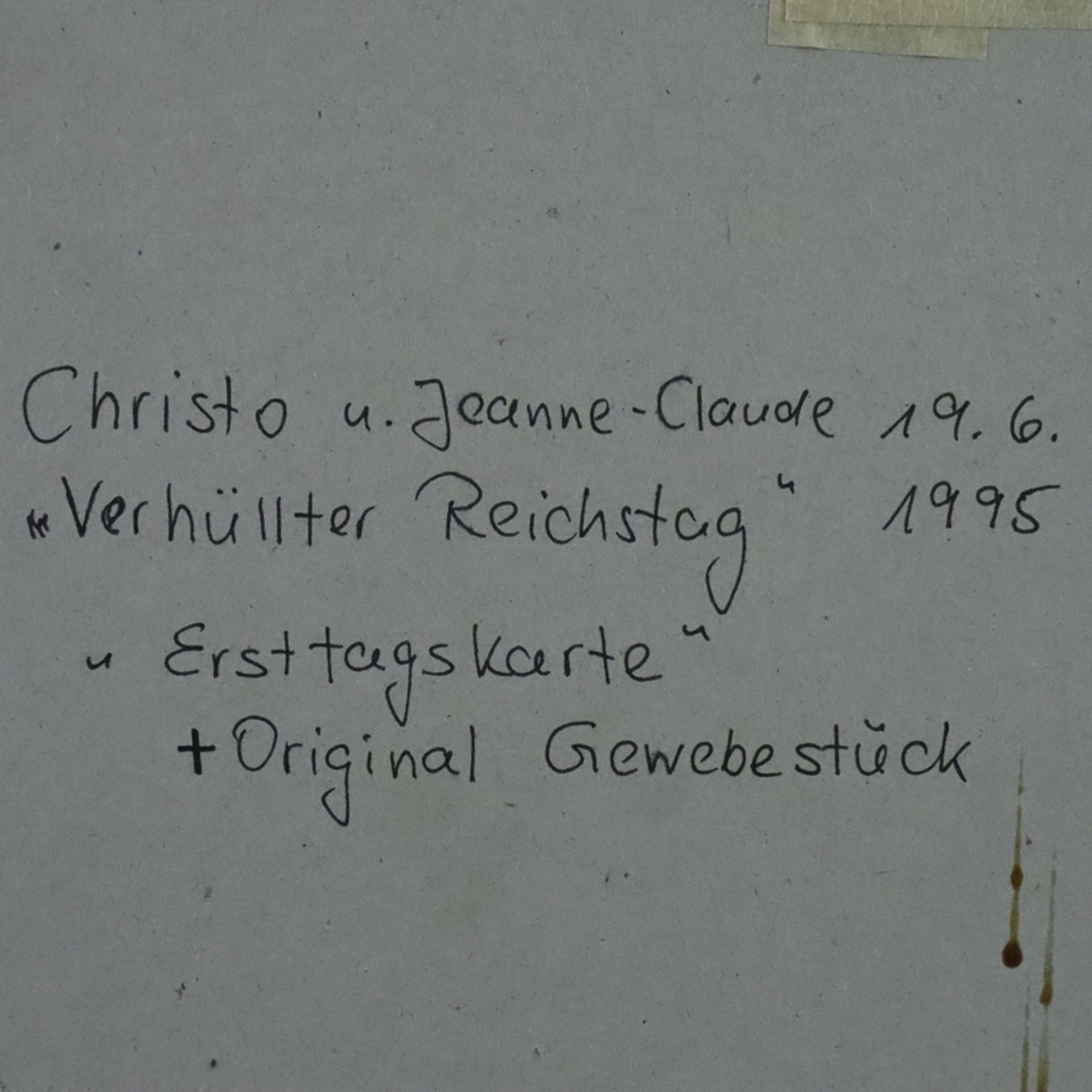 Christo (*1935 Bulgarien) und Jeanne-Claude (1935 Casablanca - 2009 New York City) - "Verhüllter Re - Image 6 of 6