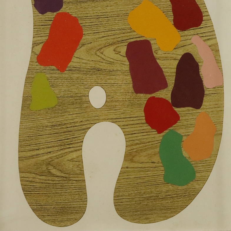 Dine, Jim (*1935 Cincinnati/ USA) - „Palette II“, 1969, Farbserigrafie auf beschichtetem Karton, un - Image 3 of 8