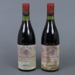 Weinkonvolut - 2 Flaschen 1969 Alexis Lichine Chassagne-Montrachet Côte de Beaune, France, 750 ml, 