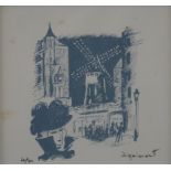Dignimont, André (1891-1965) - „Au Moulin Rouge - La muse gaillardé“, Orig.Lithografie, Auflage 100