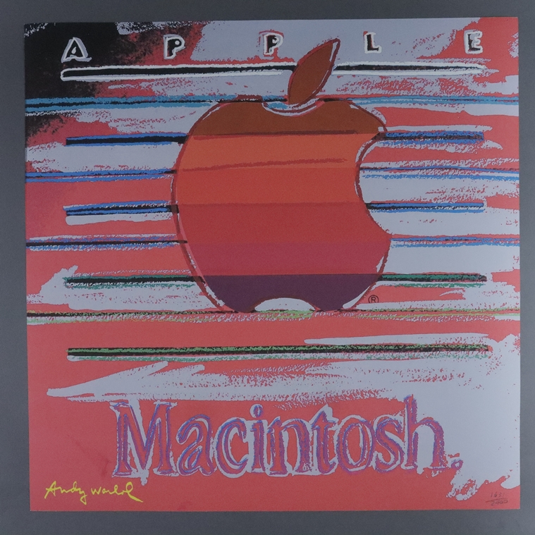 Warhol, Andy (1928 Pittsburgh - 1987 New York, nach) - "Apple", Granolithographie auf festem Papier - Image 4 of 4