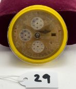 Breitling Navtimer Champagne Arabic Numeral Black Mens Watch Dial with Breitling Case.