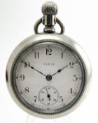 Elgin 18S Keystone Pocket Watch 1908 Screw Back Case, 15j Grade 317