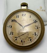 Omega Watch co. 1932 Clock 17j Pocket Watch