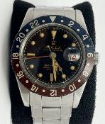 Rolex GMT Master “Pussy Galore” Date Vintage Mens Wristwatch c.1950's Rolex Stainless Steel Bracelet