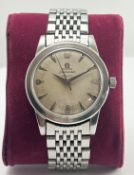 Omega Seamaster 1950 17j ref 2557-7 Cal 351 Automatic Original Stainless Steel Bracelet