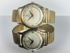 Omega Automatic Gold Mens Wristwatch