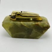 Ronson Green Onyx Desk Lighter