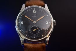 Omega Vintage Ref 9518581 c 1934 Sub Seconds Manual Wind Case Men's Watch