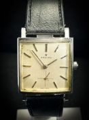 Zenith Vintage Men's Dress Watch Mechanical Manual Wind c1940/50's Rectangle Case