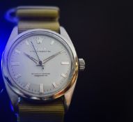 Rolex Oyster Perpetual Vintage Ref 6614 c1950's Sky Blue Restored Dial Men's B78 Cal. 1030