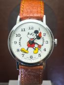 Mickey Mouse Moving Arms Bradley Vintage Watch c.1960's
