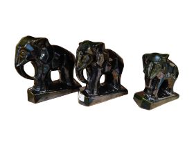 SET OF 3 GRADUATED ELEPHANTS